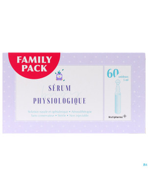 Mph serum physiologique nacl 0,9% 60x5ml    nf