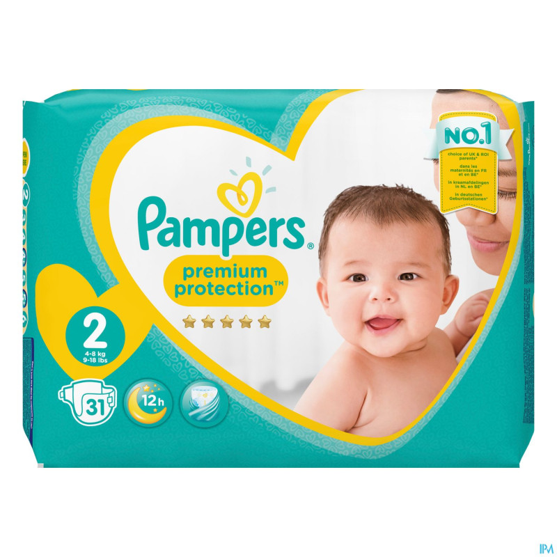 Pampers premium protection carry pack s2 31