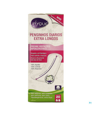 Unyque protege slips extra long    boite 20