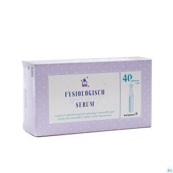 Mph serum phy naclo 0,9% 40x5ml nf