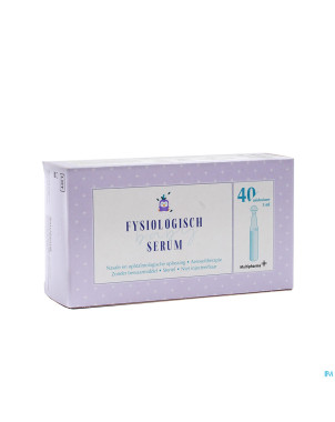 Mph serum phy naclo 0,9% 40x5ml nf