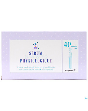 Mph serum phy naclo 0,9% 40x5ml nf
