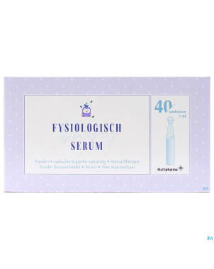 Mph serum phy naclo 0,9% 40x5ml nf