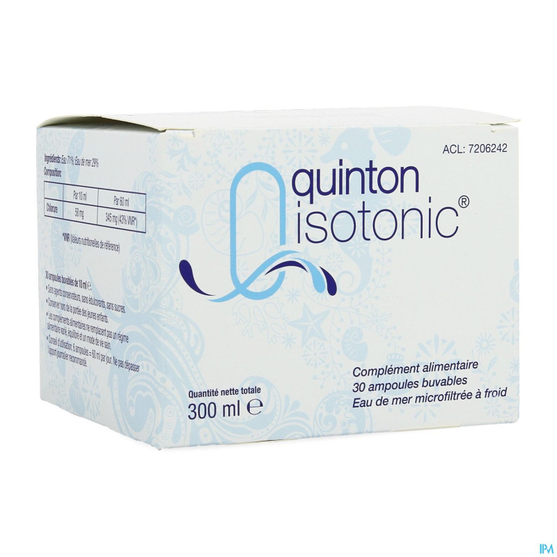Quinton isotonic    amp 30x10ml
