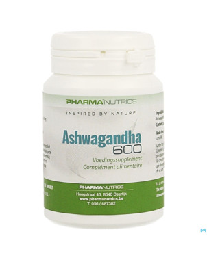 Ashwagandha 600mg v-caps  60    pharmanutrics