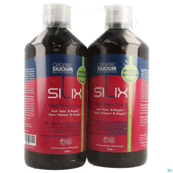 Silix hair skin nails  duo pack 2x750ml