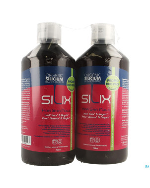 Silix hair skin nails  duo pack 2x750ml