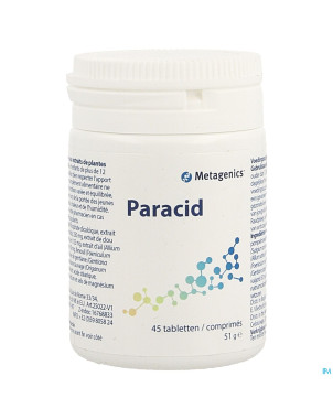 Paracid    caps 45 25022  metagenics