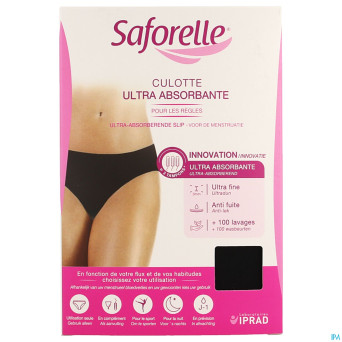 Saforelle culotte absorbante    taille s