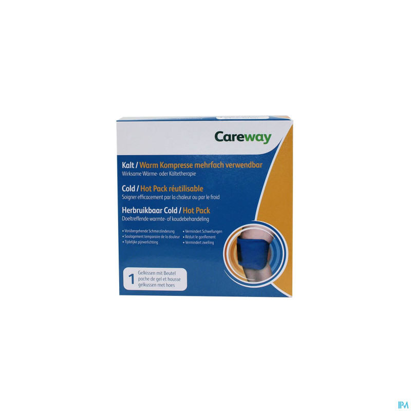 Careway hot cold pack 26x13,5cm + housse