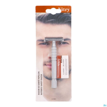 Vitry rasoir surete papillon + 10 lames offert