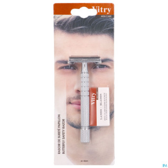 Vitry rasoir surete papillon + 10 lames offert
