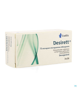 Desirett 75mcg comp pell  3 x 28