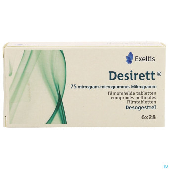 Desirett 75mcg comp pell  6 x 28