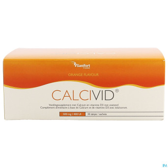 Calcivid  500mg/400ie orange sach 30