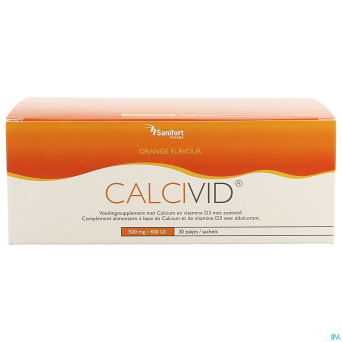 Calcivid  500mg/400ie orange sach 30