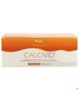 Calcivid  500mg/400ie orange sach 30