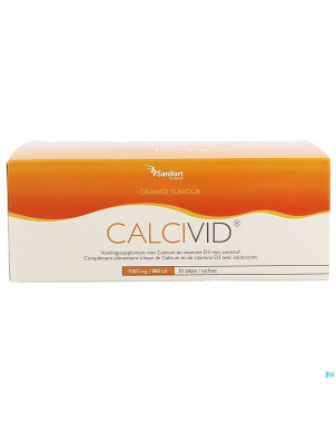 Calcivid 1000mg/880ie orange sach 30