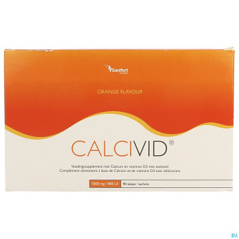 Calcivid 1000mg/880ie orange sach 90