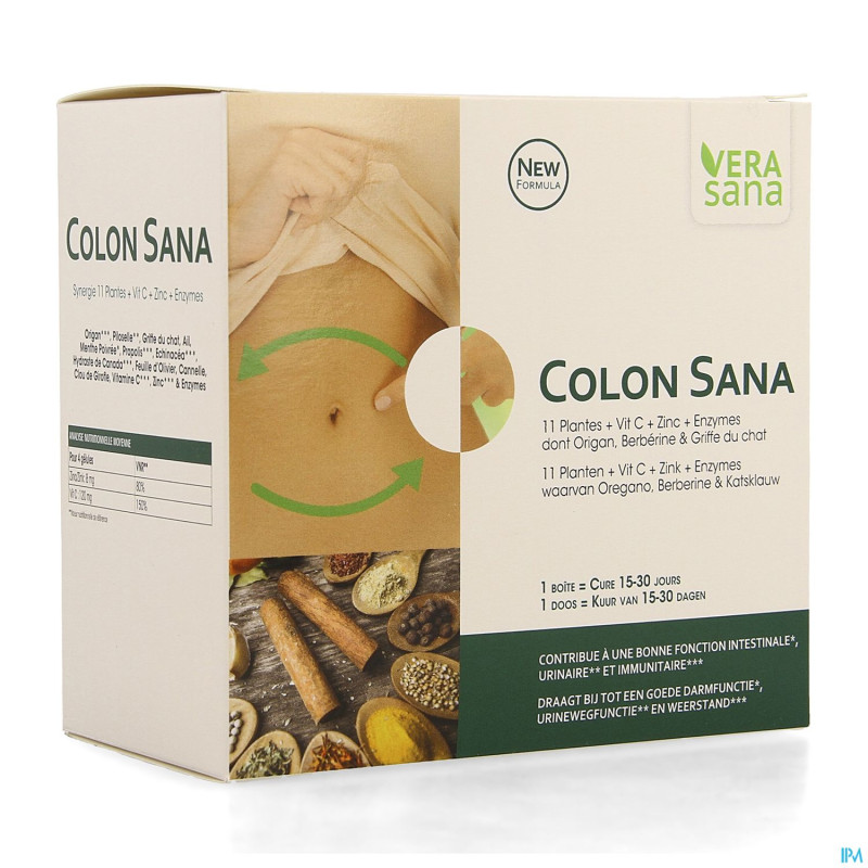 Colon sana caps 60 + fl 30ml vera sana