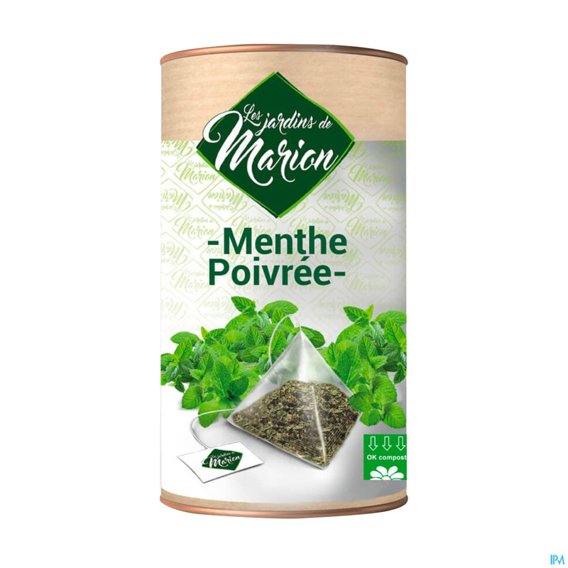 Tisane les jardins de marion menthe poivre  inf 12