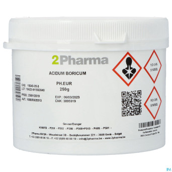 Acide borique    250g 2pharma