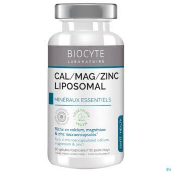 Biocyte cal mag zinc liposomal caps 60