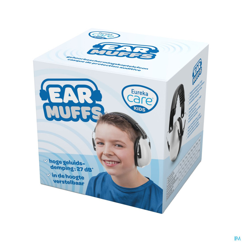 Eureka care casque protection auditive 3-12a blanc