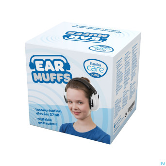Eureka care casque protection auditive 3-12a blanc