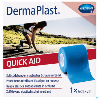 Dermaplast quick aid blue 6cmx2m    5500100