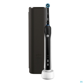 Oral-b pro 2500 black brosse crossact.+travel case