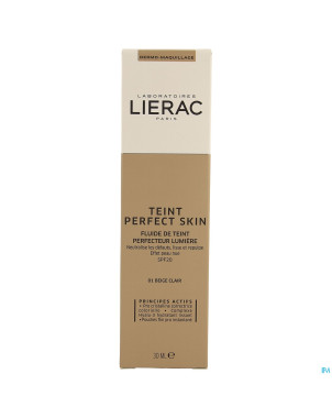 Lierac teint perfect skin fluide beige clair  40ml