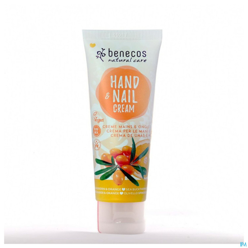 Benecos creme mains&ongles argousier&orange 75ml
