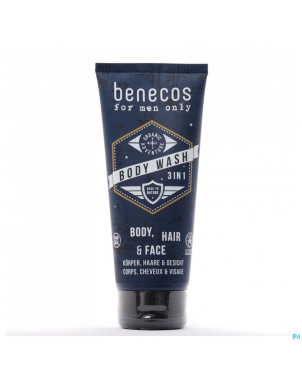Benecos men only body wash 3en1 200ml