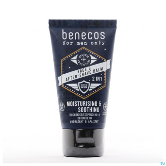 Benecos men only face & aftershave balm 50ml