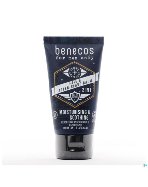 Benecos men only face & aftershave balm 50ml