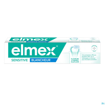 Elmex dentifrice sensitive whitening rl 75ml