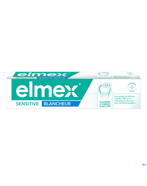 Elmex dentifrice sensitive whitening rl 75ml