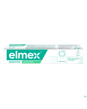 Elmex dentifrice sensitive clean&fresh    75ml