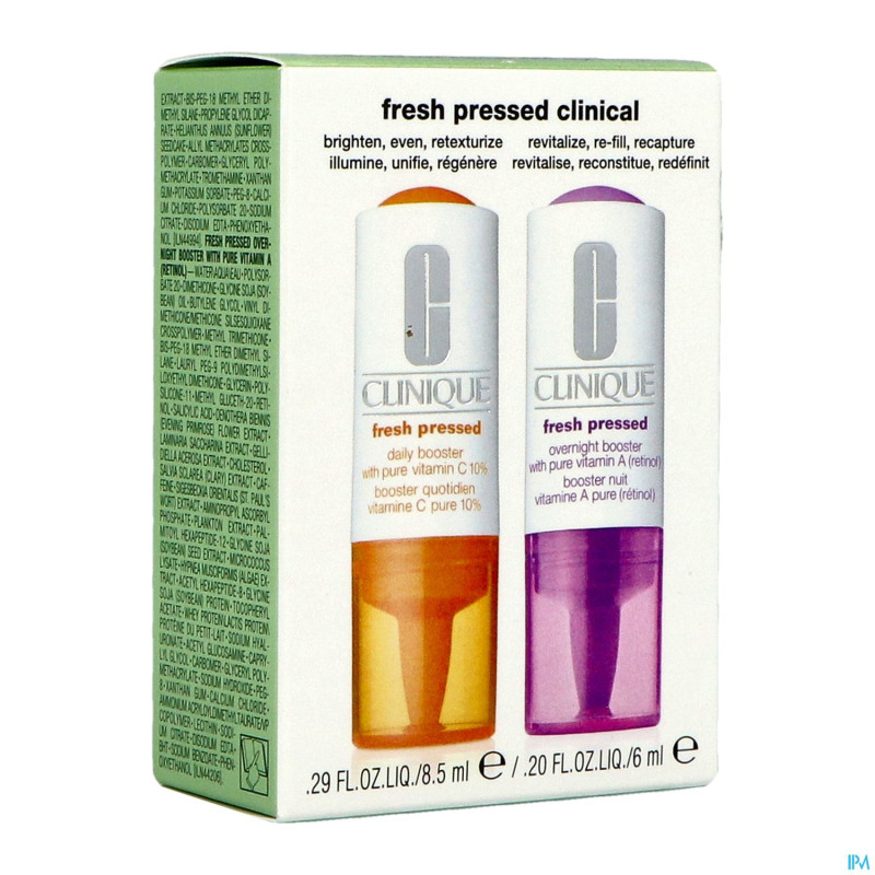 Clinique fresh pressed clinical vit a 1+1