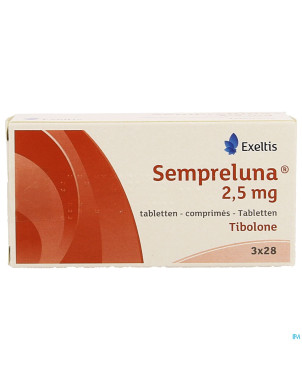 Sempreluna 2,5mg comp  3 x 28