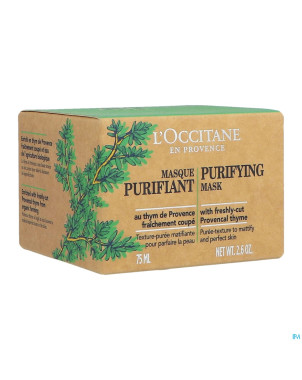 L'occitane masque purifiant 75ml