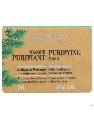 L'occitane masque purifiant 75ml