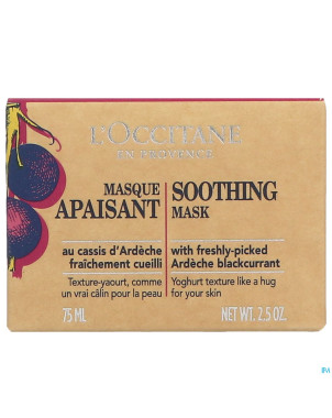 L'occitane masque apaisant 75ml