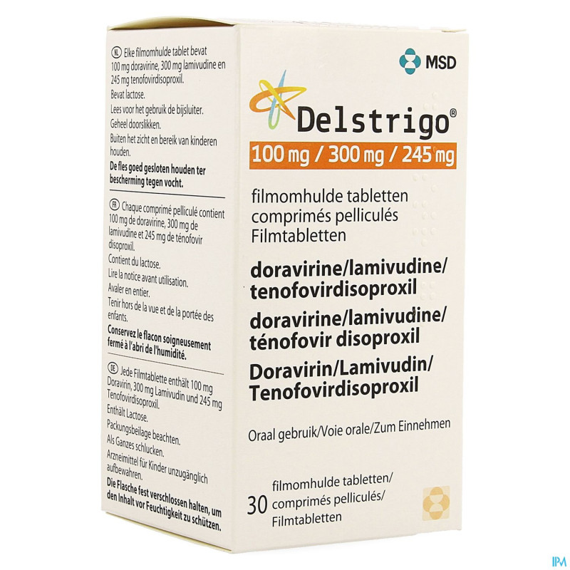 Delstrigo 100mg/300mg/245mg comp pell  30