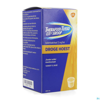 Therafixx-tusso 0,15% sirop 200ml