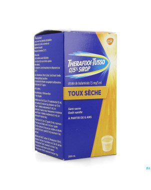 Therafixx-tusso 0,15% sirop 200ml
