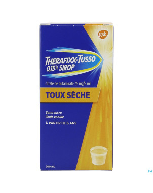 Therafixx-tusso 0,15% sirop 200ml