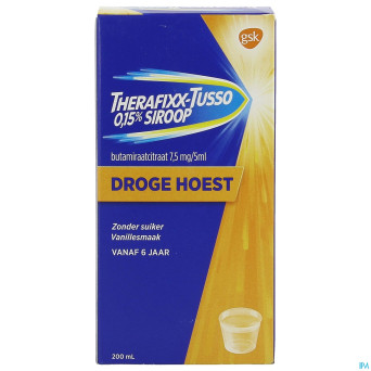 Therafixx-tusso 0,15% sirop 200ml