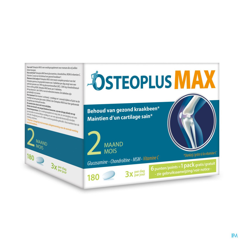 Osteoplus max 2 mois    comp 180
